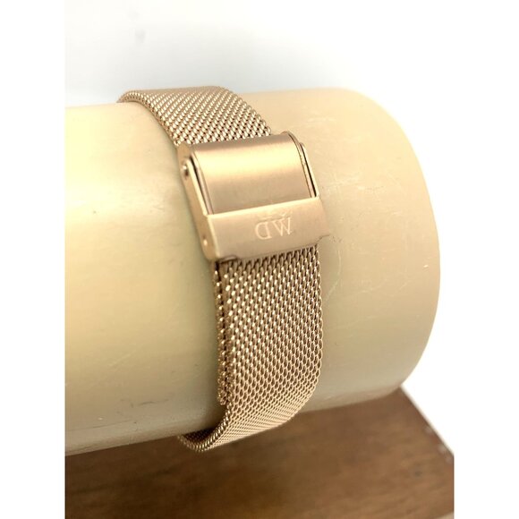 Daniel Wellington Women's Watch DW00100163 White Dial 32mm Rose Gold Mesh Strap - Picture 10 of 14